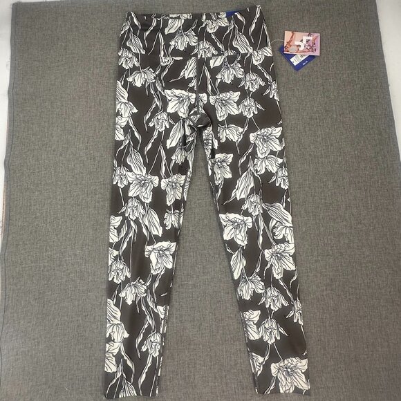 NEW! JoyLab Floral Leggings‎ Yoga Athletic Medium Comfort Soft Stretchy - Picture 1 of 14